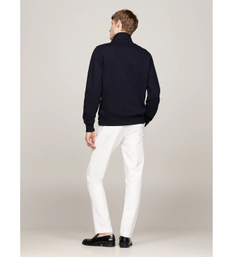 Tommy Hilfiger Sweat  col zipp Perkins, bleu marine