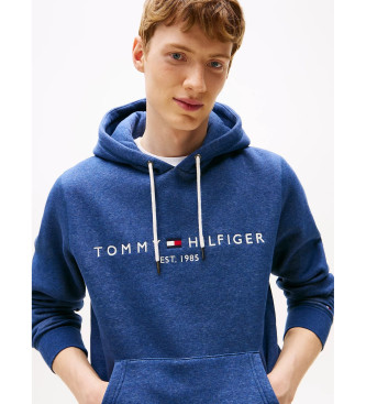 Tommy Hilfiger Sudadera de felpa con capucha y cordn azul