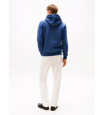 Tommy Hilfiger Sudadera de felpa con capucha y cordn azul