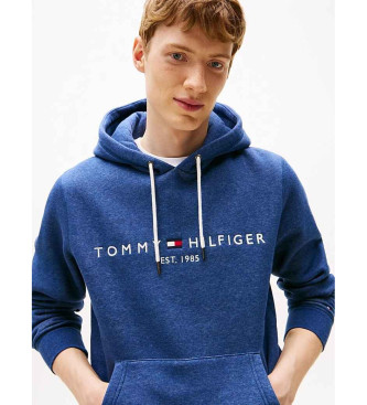 Tommy Hilfiger Sudadera de felpa con capucha y cordn azul