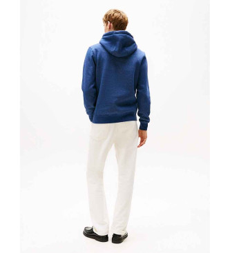 Tommy Hilfiger Sudadera de felpa con capucha y cordn azul