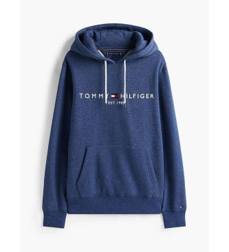 Tommy Hilfiger Sudadera de felpa con capucha y cordn azul