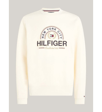 Tommy Hilfiger Flag Icon sweatshirt med hvid grafik