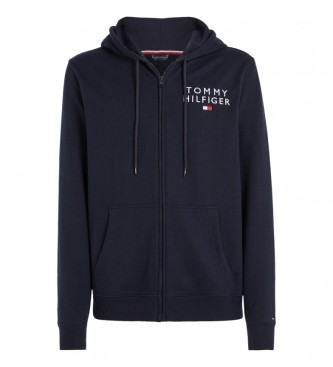 Tommy Hilfiger Felpa TH Original con cappuccio e logo blu scuro