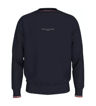 Tommy Hilfiger Sweater Logo Getipt navy