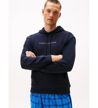 Tommy Hilfiger Sweat  capuche original avec logo bleu marine