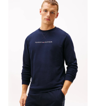 Tommy Hilfiger Sweatshirt original avec logo bleu marine