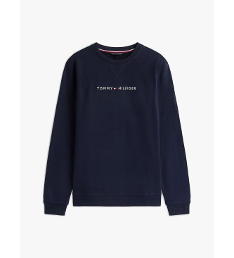 Tommy Hilfiger Sweatshirt original avec logo bleu marine