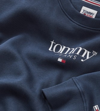 Tommy Hilfiger Sweatshirt Rlxd Logotipo Essencial 1 Tripulação da Marinha