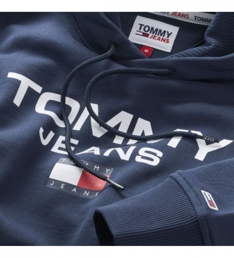Tommy Jeans Felpa blu navy TJM Reg Entry