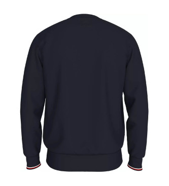Tommy Hilfiger Sweatshirt mit Rippenbndchen navy