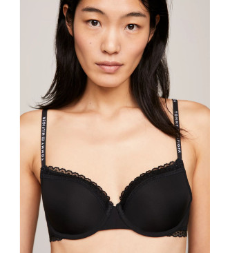 Tommy Hilfiger Soutien-gorge noir en dentelle tonale