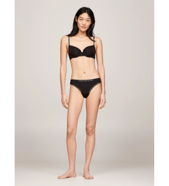 Tommy Hilfiger Soutien-gorge noir en dentelle tonale