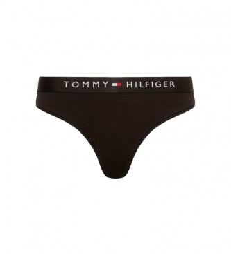 Tommy Hilfiger Logo na pasku stringów w kolorze czarnym
