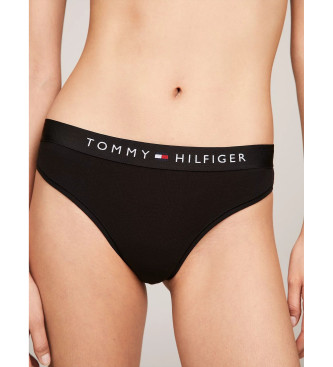 Tommy Hilfiger Tanga com cs Logotipo preto