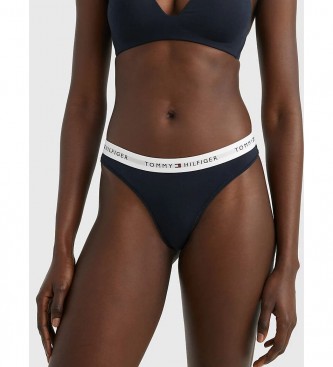 Tommy Hilfiger Thong with logo on waistband navy