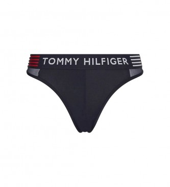 Tommy Hilfiger Tanga extensible avec motif de couleur bleu marine