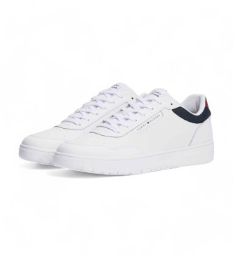 Tommy Hilfiger Basket Lder Sneakers hvid