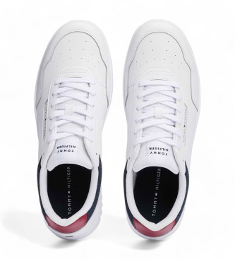 Tommy Hilfiger Basket Leather Sneakers biały