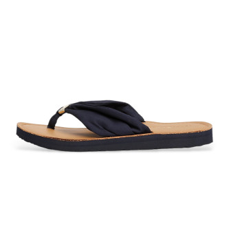 Tommy Hilfiger Tongs noires monogrammes