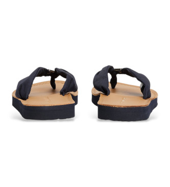 Tommy Hilfiger Tongs noires monogrammes