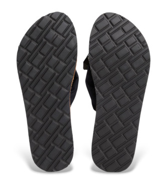 Tommy Hilfiger Tongs noires monogrammes