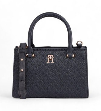 Tommy Hilfiger Borsa tote micro Eternity blu scuro mono