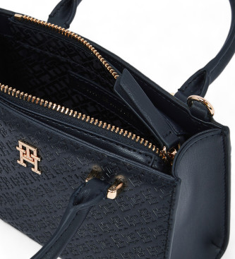 Tommy Hilfiger Borsa tote micro Eternity blu scuro mono