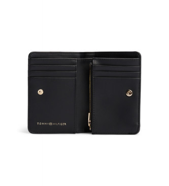 Tommy Hilfiger Portefeuille patrimonial avec design pliant et design noir fin