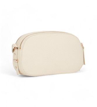 Tommy Hilfiger Beige strukturierte Umhngetasche