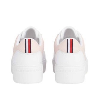 Tommy Hilfiger Platform Court Sneakers i lder hvid