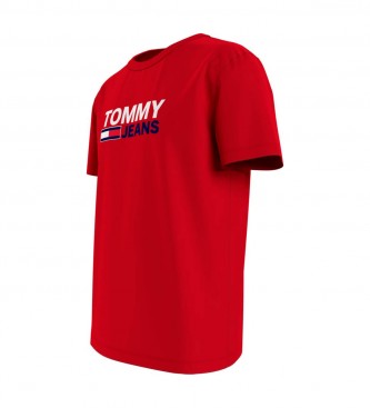 Tommy Hilfiger T-shirt rouge avec logo Tjm Corp