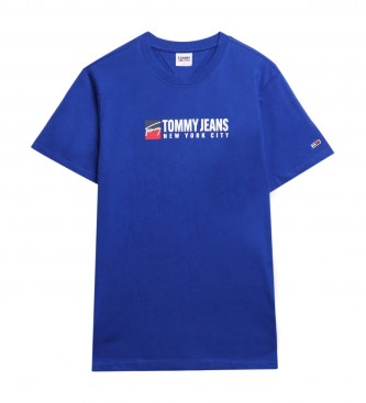 Tommy Hilfiger T-shirt bleu Tommy Jeans Entry Graphics