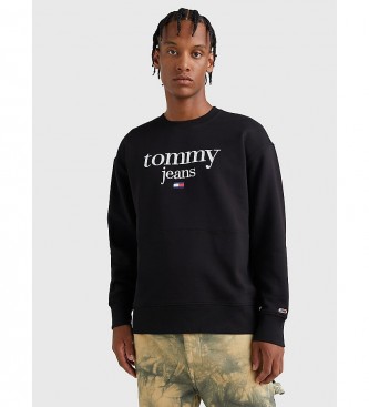 Tommy Jeans Sweatshirt Reg Modern Corp Logo noir