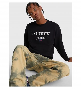 Tommy Jeans Sweatshirt Reg Modern Corp Logo noir