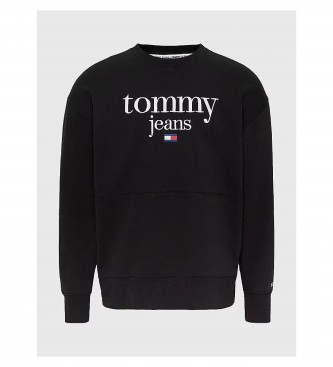 Tommy Jeans Felpa con logo Reg Modern Corp nera
