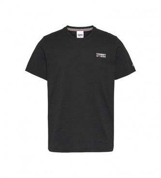 Tommy Hilfiger TJM T-Shirt Regular Corp Logotipo C Pescoço preto