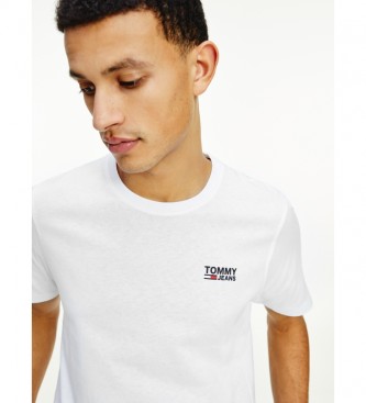 Tommy Hilfiger TJM T-Shirt Regular Corp Logo C Neck white - Esdemarca Store  fashion, footwear and accessories - best brands shoes and designer shoes