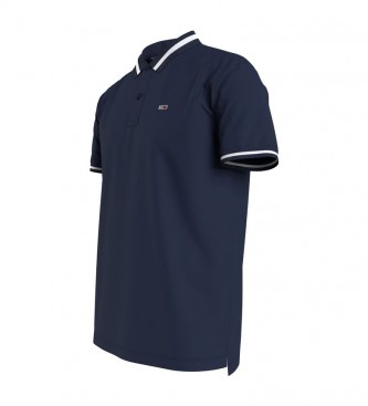 Tommy Hilfiger TJM Tipped Stretch navy polo shirt