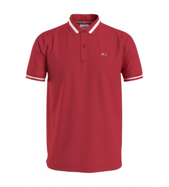 Tommy Jeans Polo Tipped Stretch rot