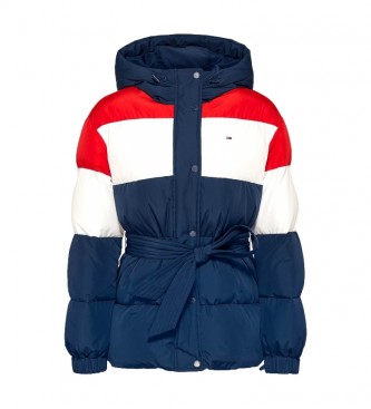 Tommy Hilfiger Cazadora TJW Belted Colorblock marino