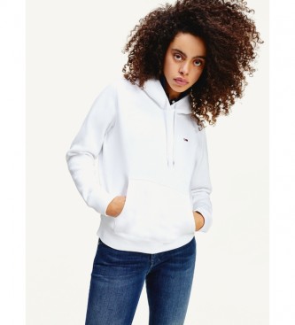 Tommy Hilfiger Felpa Regular Fleece bianca - Esdemarca Store moda,  calzature e accessori - migliori marche di scarpe e scarpe firmate
