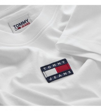 Tommy Hilfiger Camiseta branca de top crop