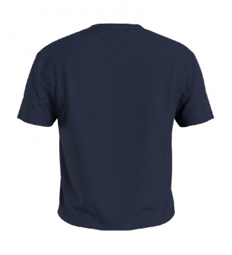 Tommy Hilfiger T-shirt crop top blu scuro