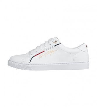 Tommy Hilfiger Signature white leather sneakers 