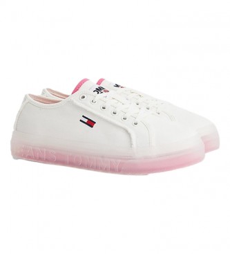 Tommy Hilfiger Chaussures Tommy Jeans Siren blanc, rose