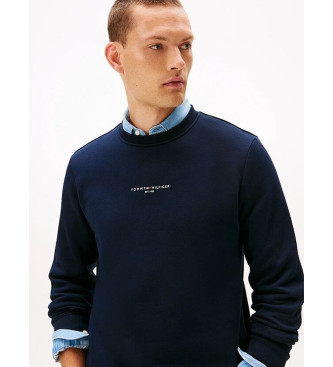Tommy Hilfiger Pull en polaire avec poignets ctels marine