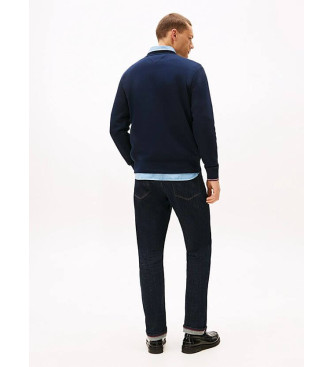 Tommy Hilfiger Pull en polaire avec poignets ctels marine