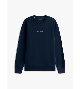 Tommy Hilfiger Pull en polaire avec poignets ctels marine