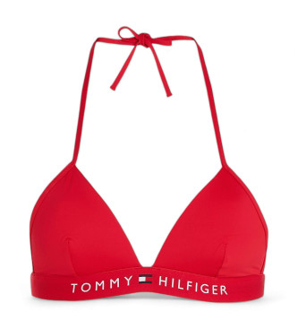 Tommy Hilfiger Top de bikini rouge rembourr